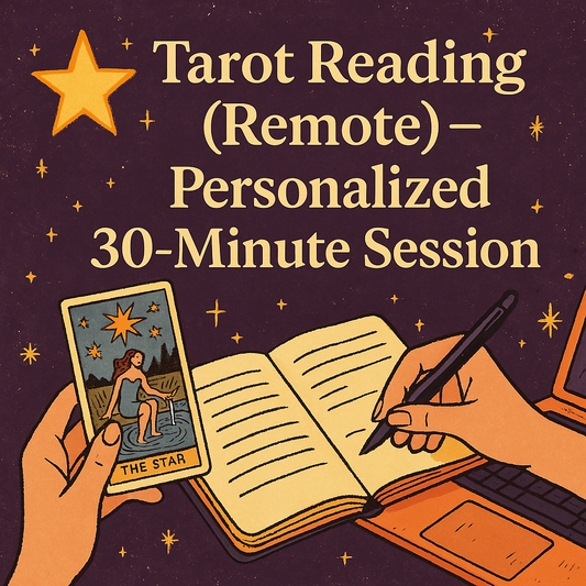 Tarot Reading (Remote) – 30 Mins of Real Talk & Intuition