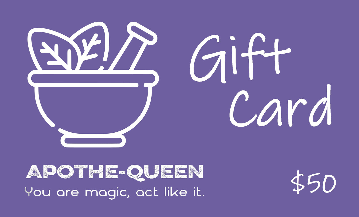 Apothe-Queen Gift Card